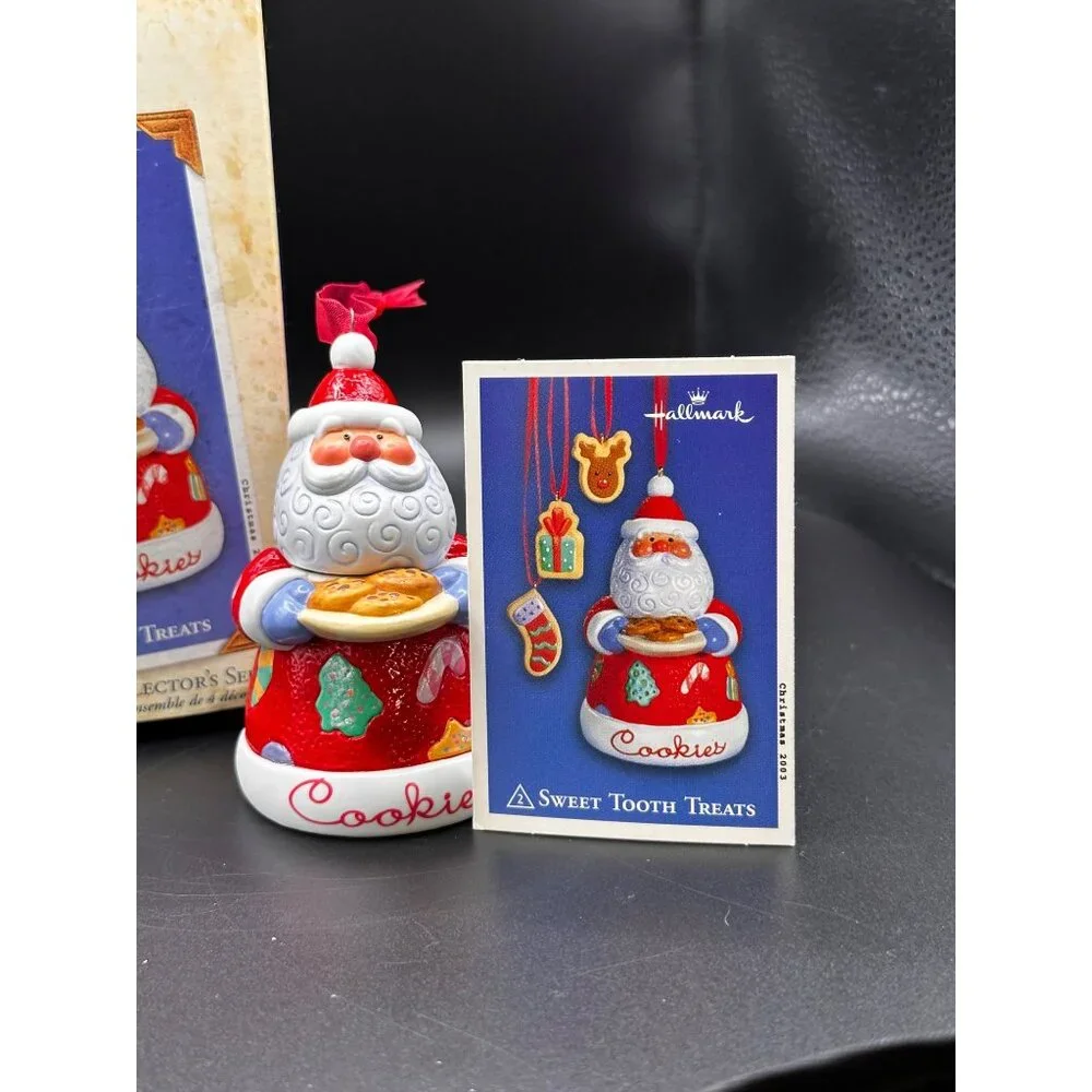 Hallmark 2003 Santa Claus Sweet‎ Tooth Treats Keepsake Ornament INCOMPLETE